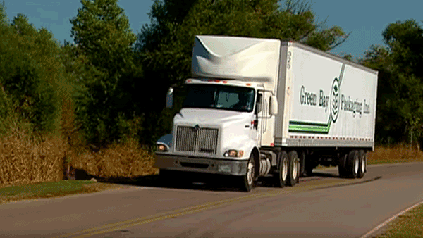 Green Bay Packaging Semi Truck on road
