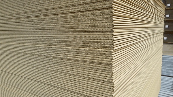 Stacks of Corrugate