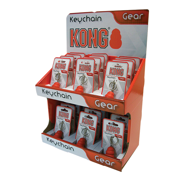 Kong counter unit retail display produced by Green Bay Packaging.