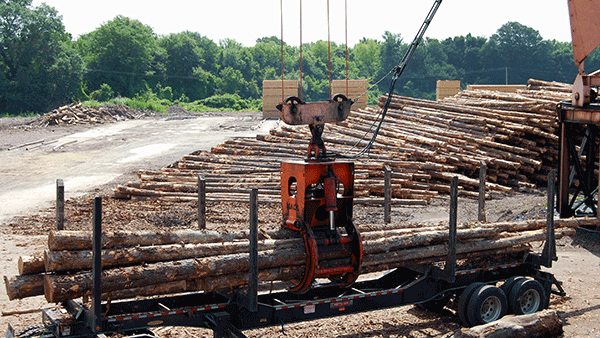 Fiber Resource, Lumber being moved