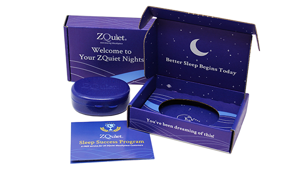 ZQuiet e-commerce box produced by Green Bay Packaging.