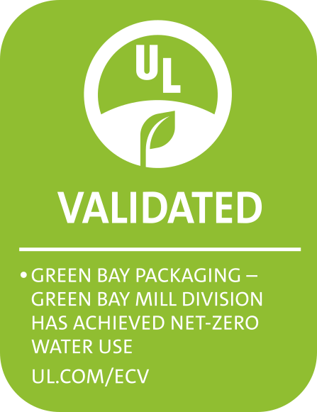 Green Bay Packaging, Green Bay Packaging - Green Bay Mill Division, Net-Zero Water Use, UL Validation
