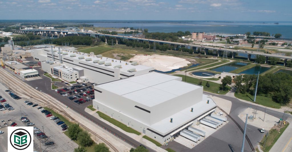 Green Bay Packaging's state-of-the-art paper mill in Green Bay Wisconsin