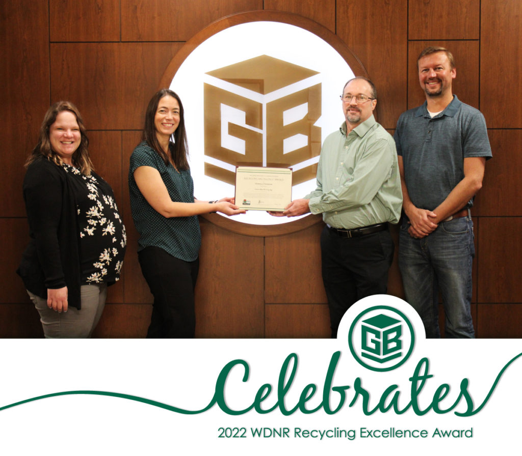 Green Bay Packaging Wins 2022 WDNR Recycling Excellence Award
