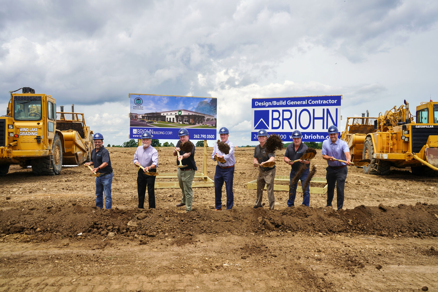Green Bay Packaging's Germantown facility groundbreaking.